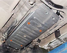 Защита алюминиевая Alfeco для топливного бака Mitsubishi L200 V 2015-2021